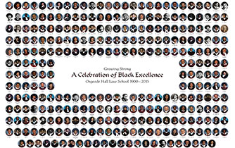 Composite photo of Black Alumni from 1900 - 2015