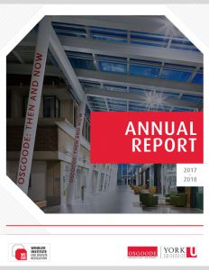 Winkler Institute for Dispute Resolution Annual Report 2017-2018 Cover