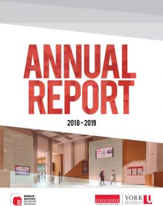 Winkler Institute for Dispute Resolution Annual Report 2018-2019 Cover