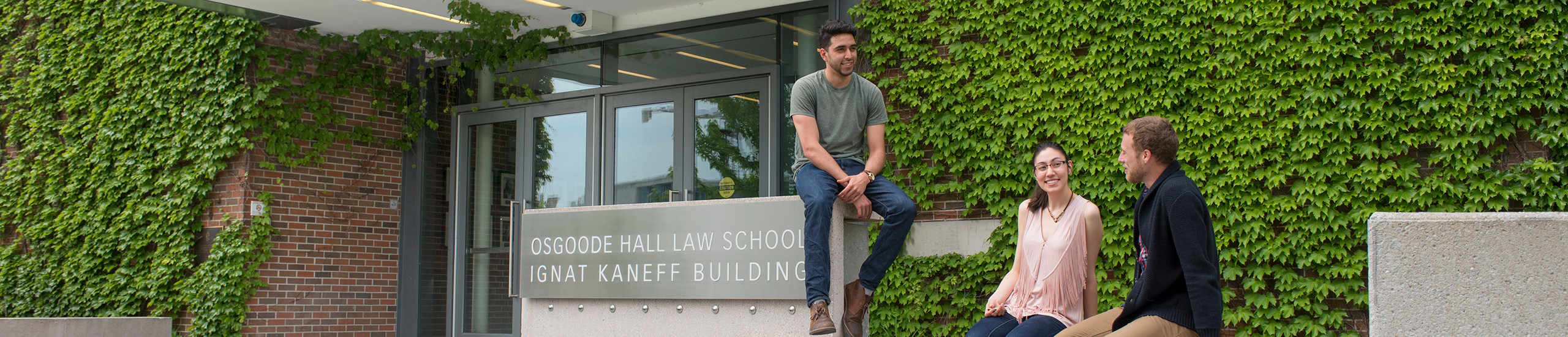 Students on campus.