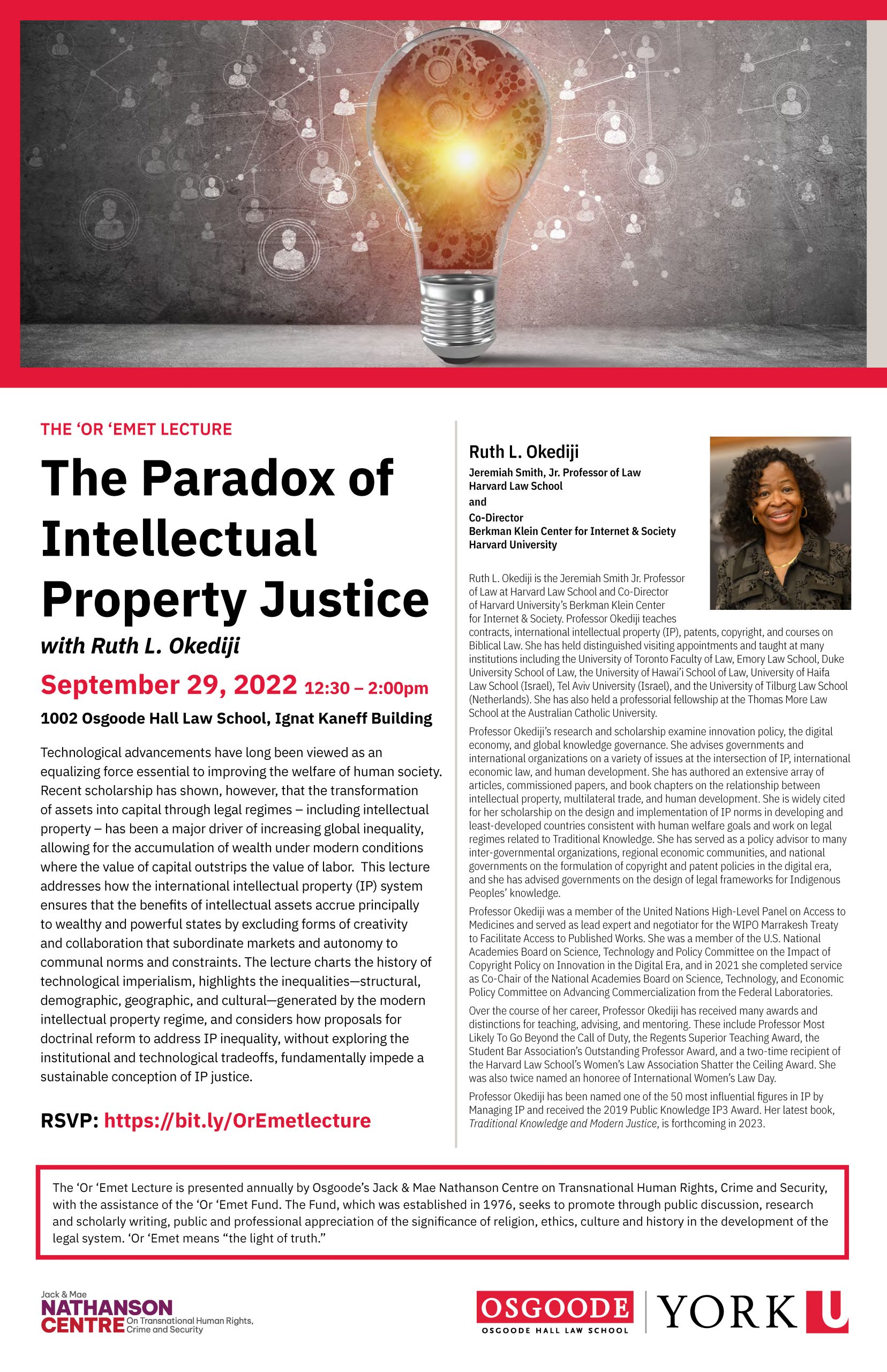 'Or 'Emet Lecture: The Paradox of Intellectual Property Justice