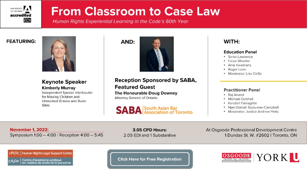 From Classroom to Case Law, November 1, 2022