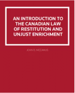 Canadian Law and Restitution