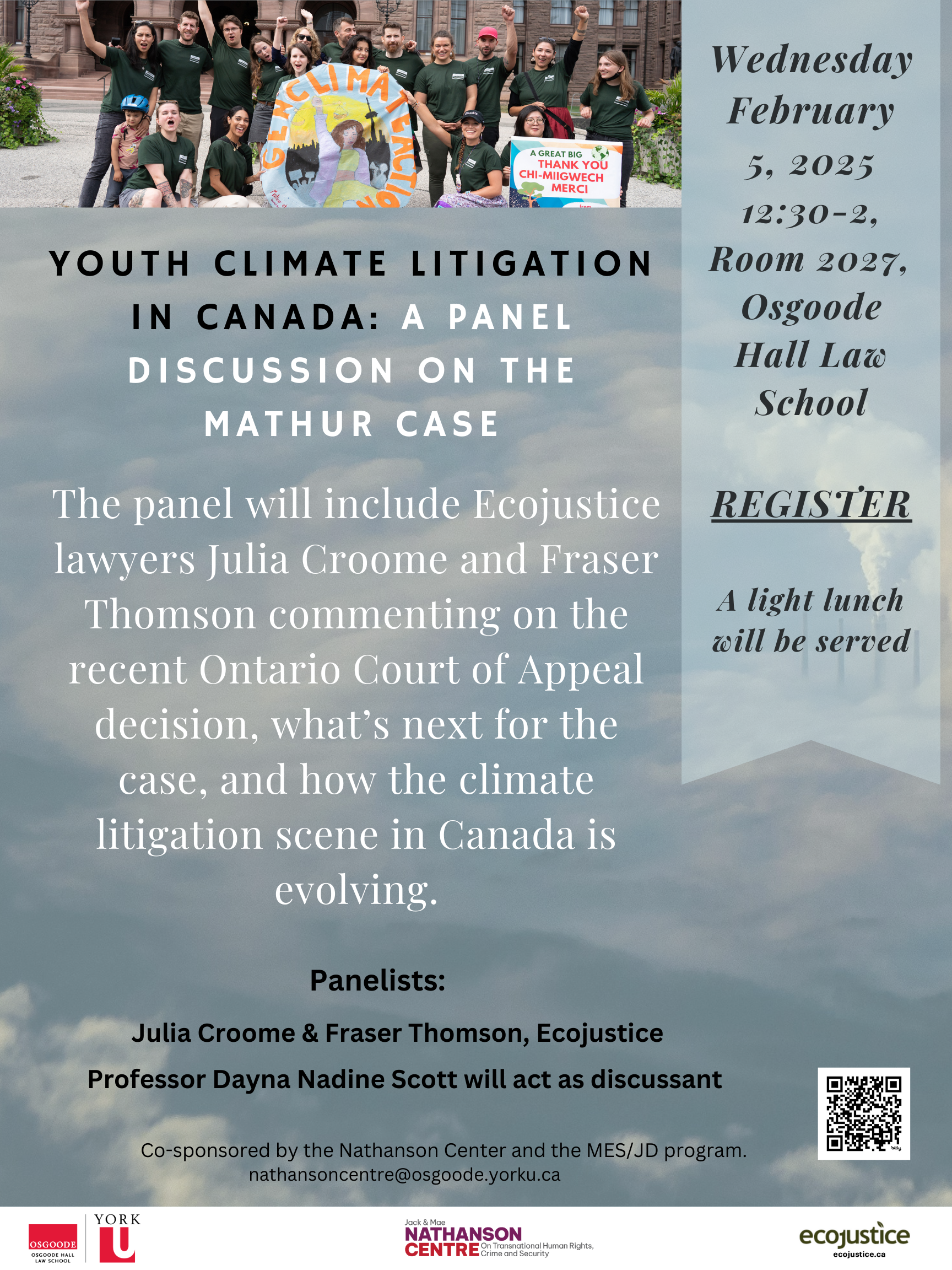 Youth Climate Litigation Poster