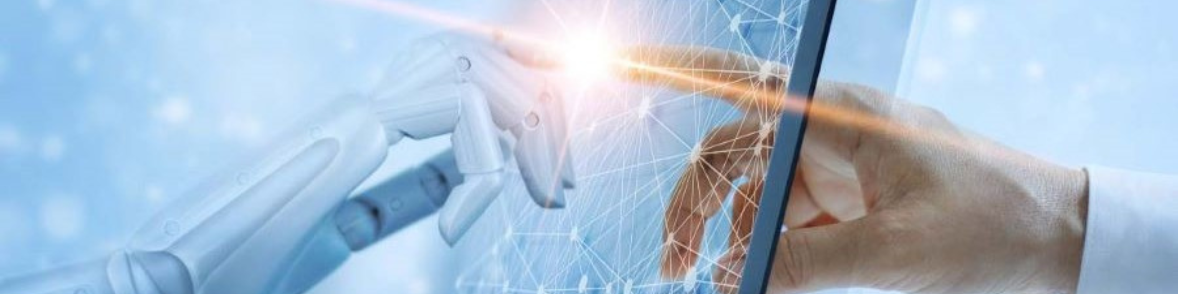 Robot and human touching
